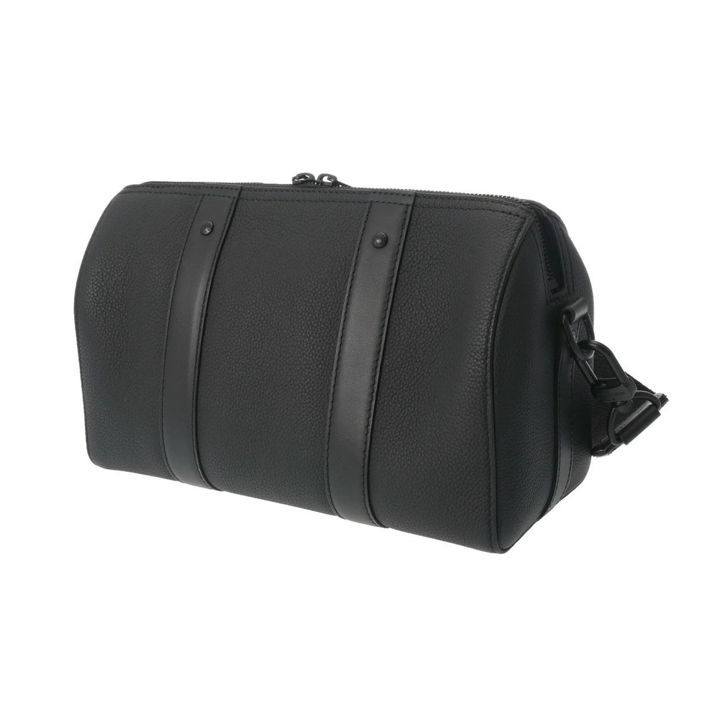 Louis Vuitton Black City Keepall Shoulder Aerogram Taurillon Bag Leather Black